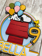 charlie brown cake topper