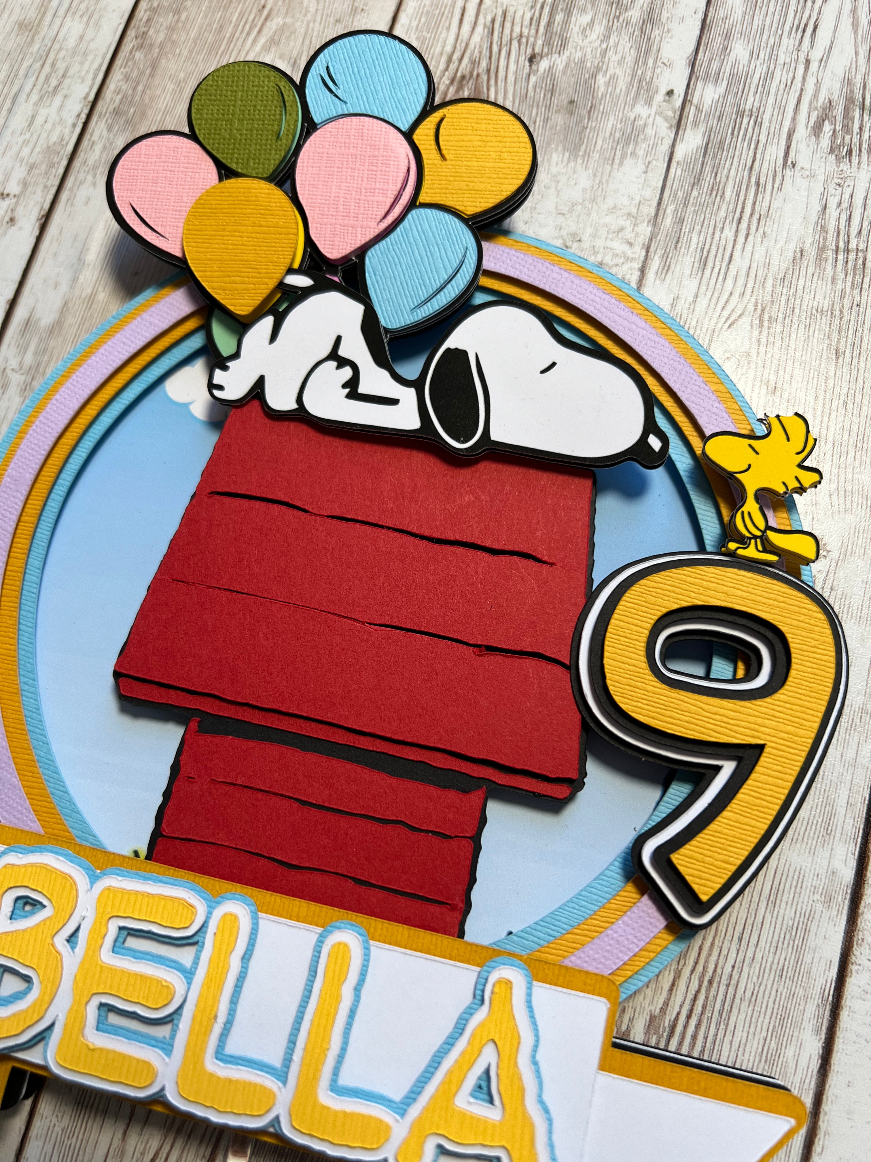 charlie brown cake topper