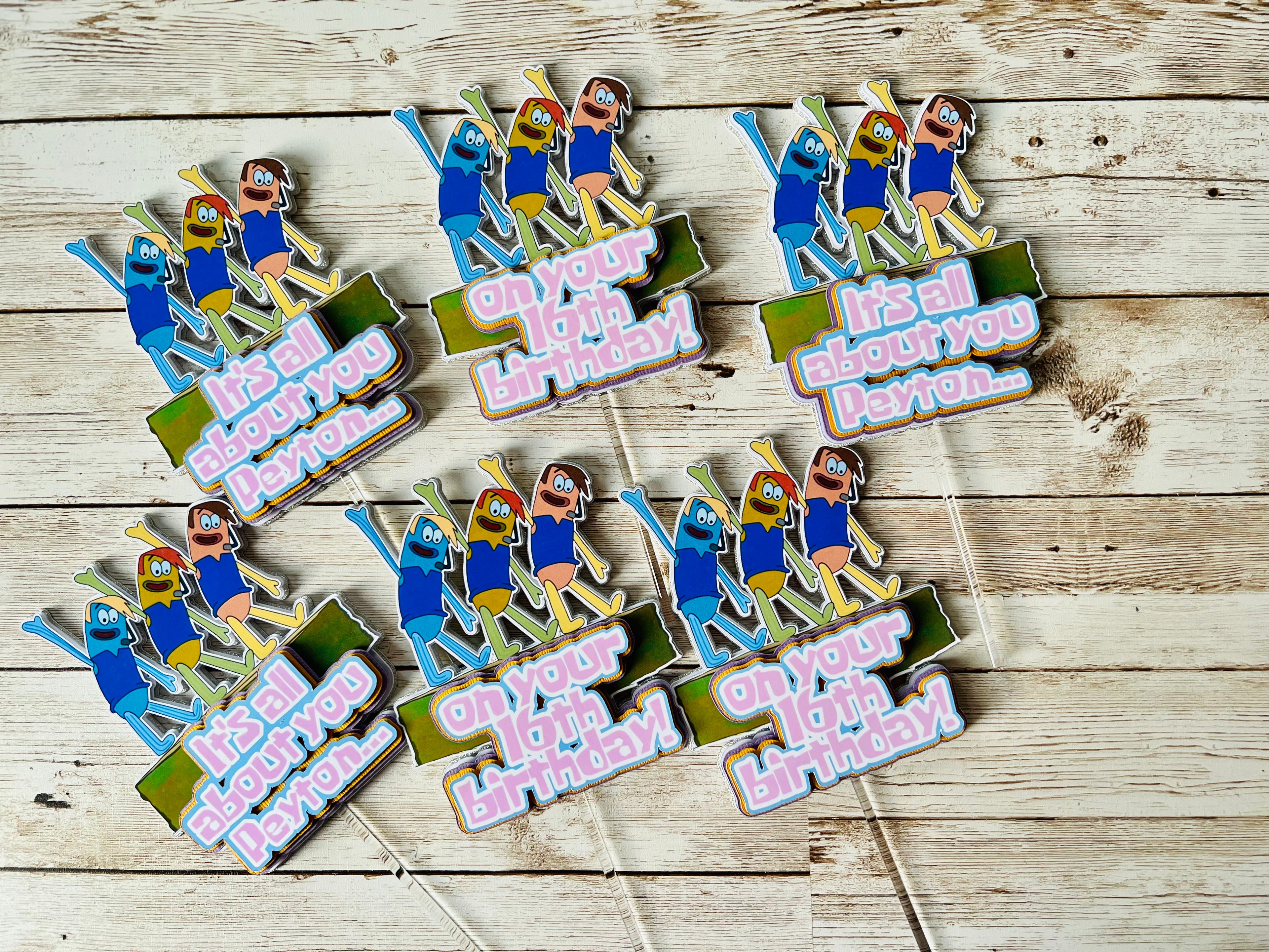 Boys Who Cry Cupcake Toppers