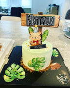 jungle cake topper