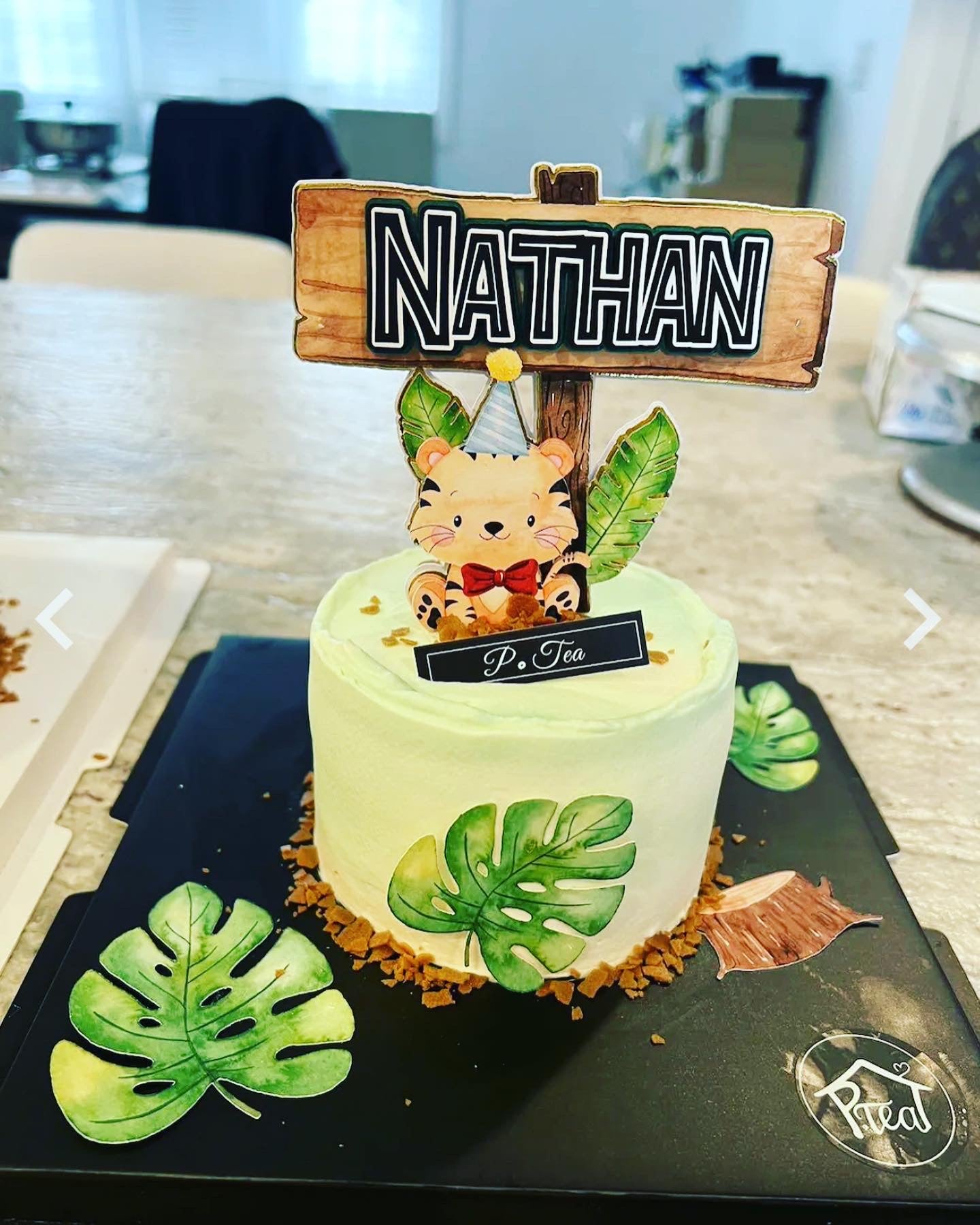 jungle cake topper