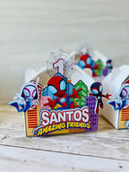 spidey party favor boxes 