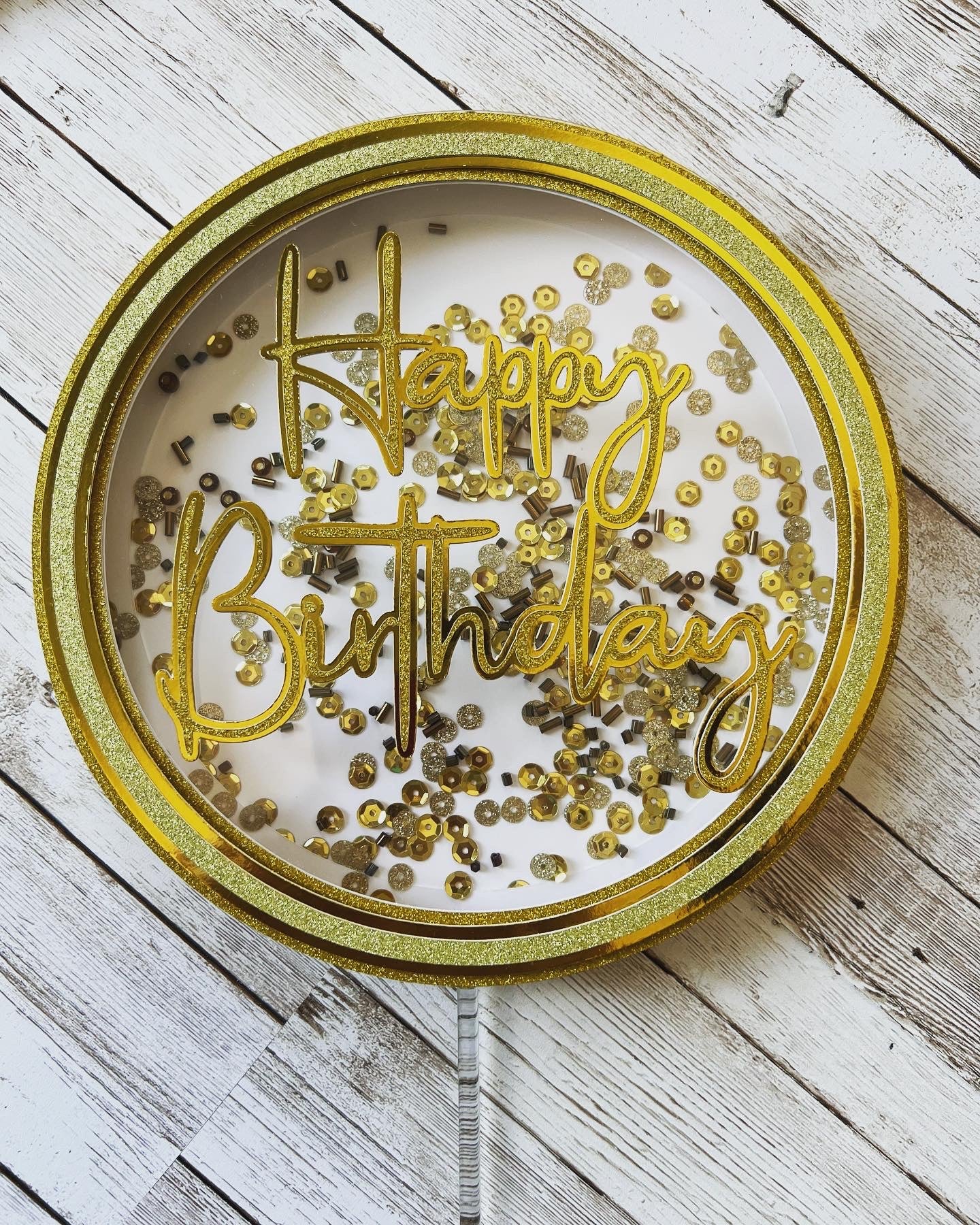 happy birthday cake topper