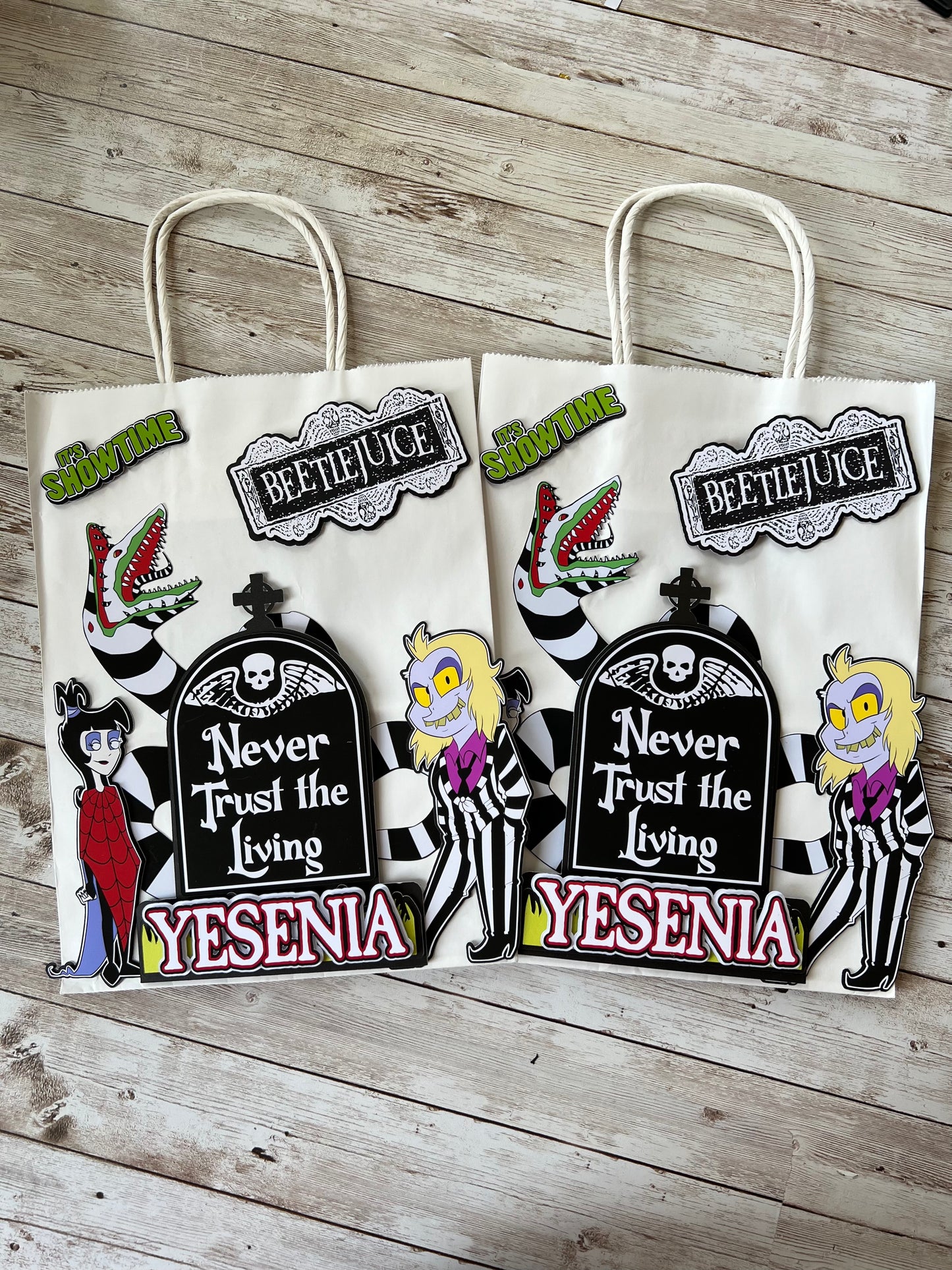 beetlejuice gifts bags 