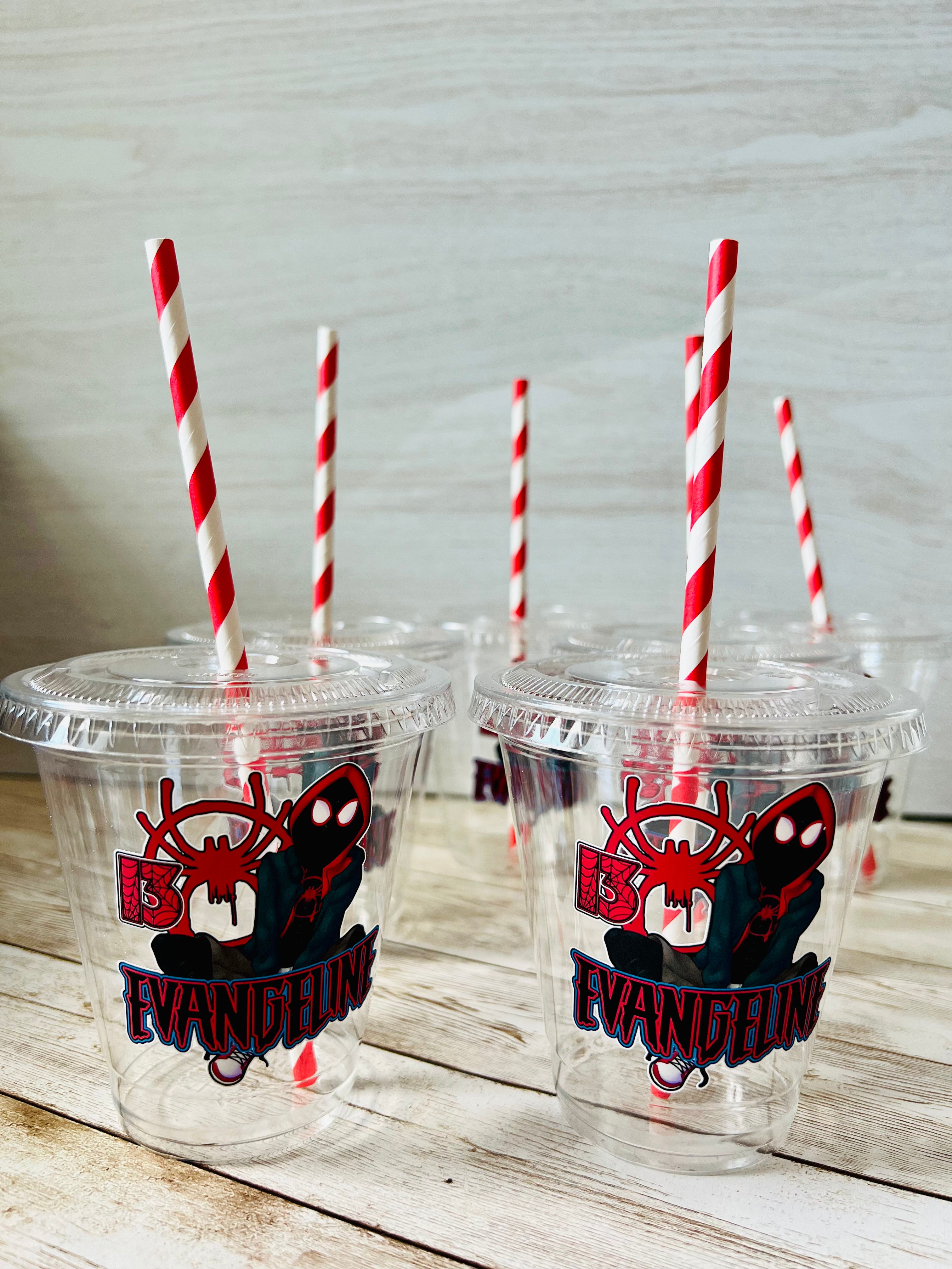 spiderman cups