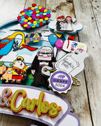 Carl and Ellie cake topper