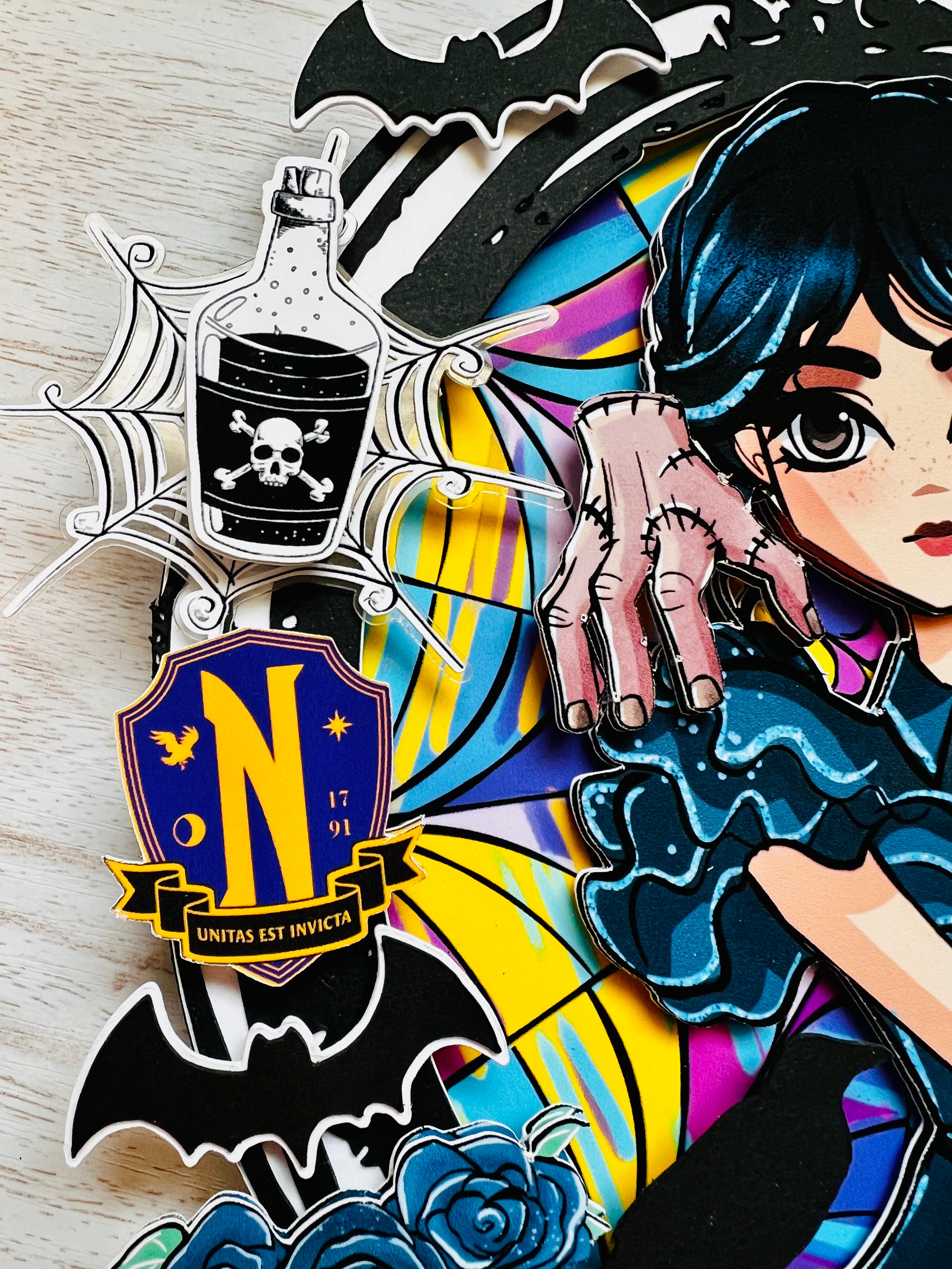 Wednesday cake topper