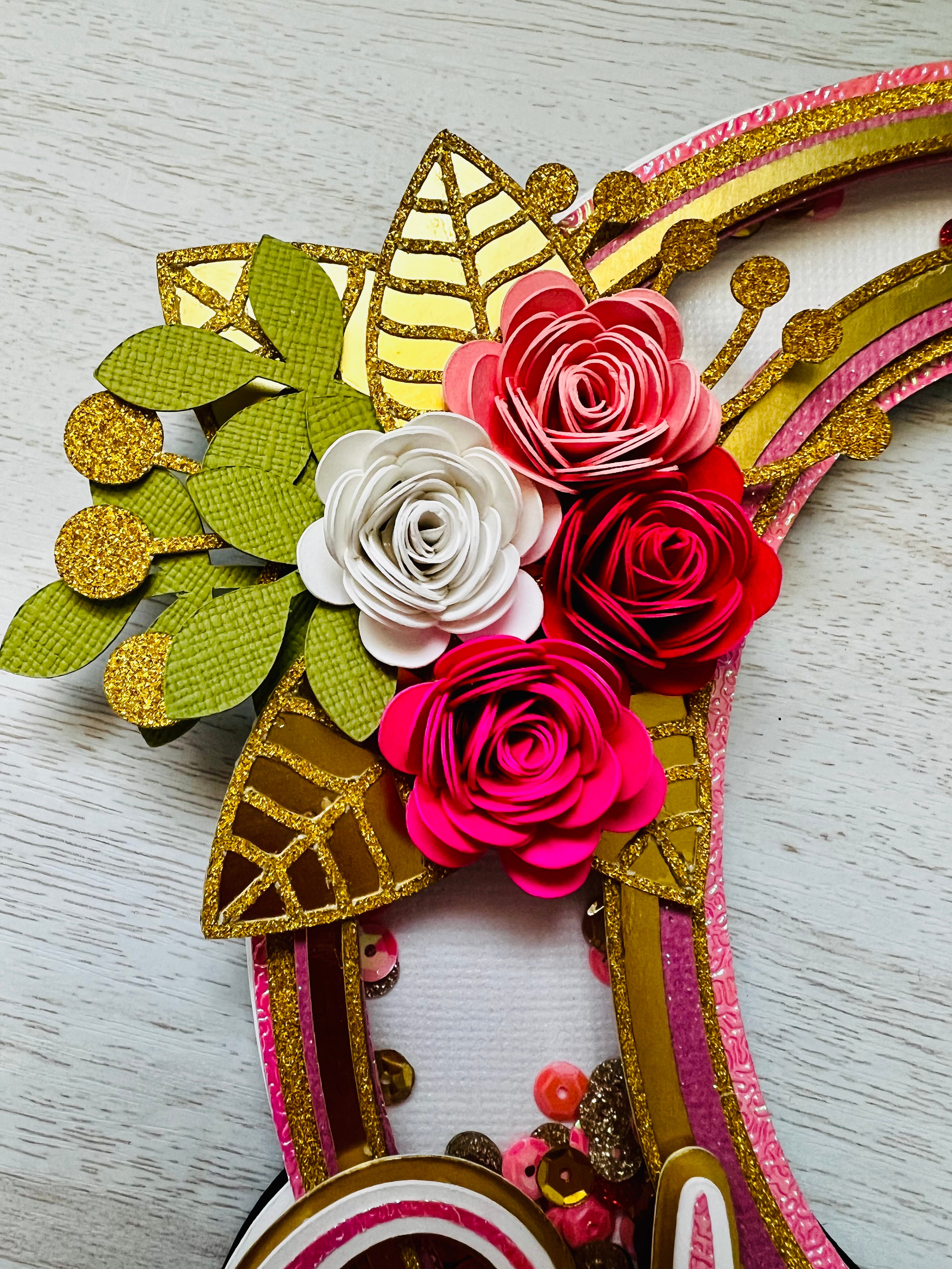 Letter C Shaker Cake Topper