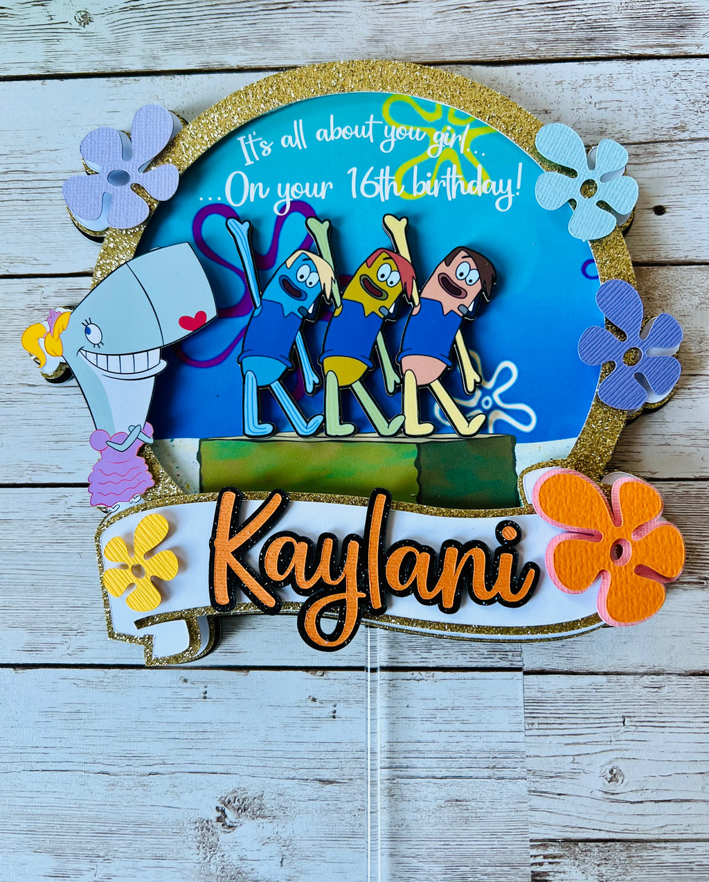 boys who cry cake topper