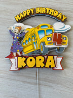 Magic School Bus Cake Topper