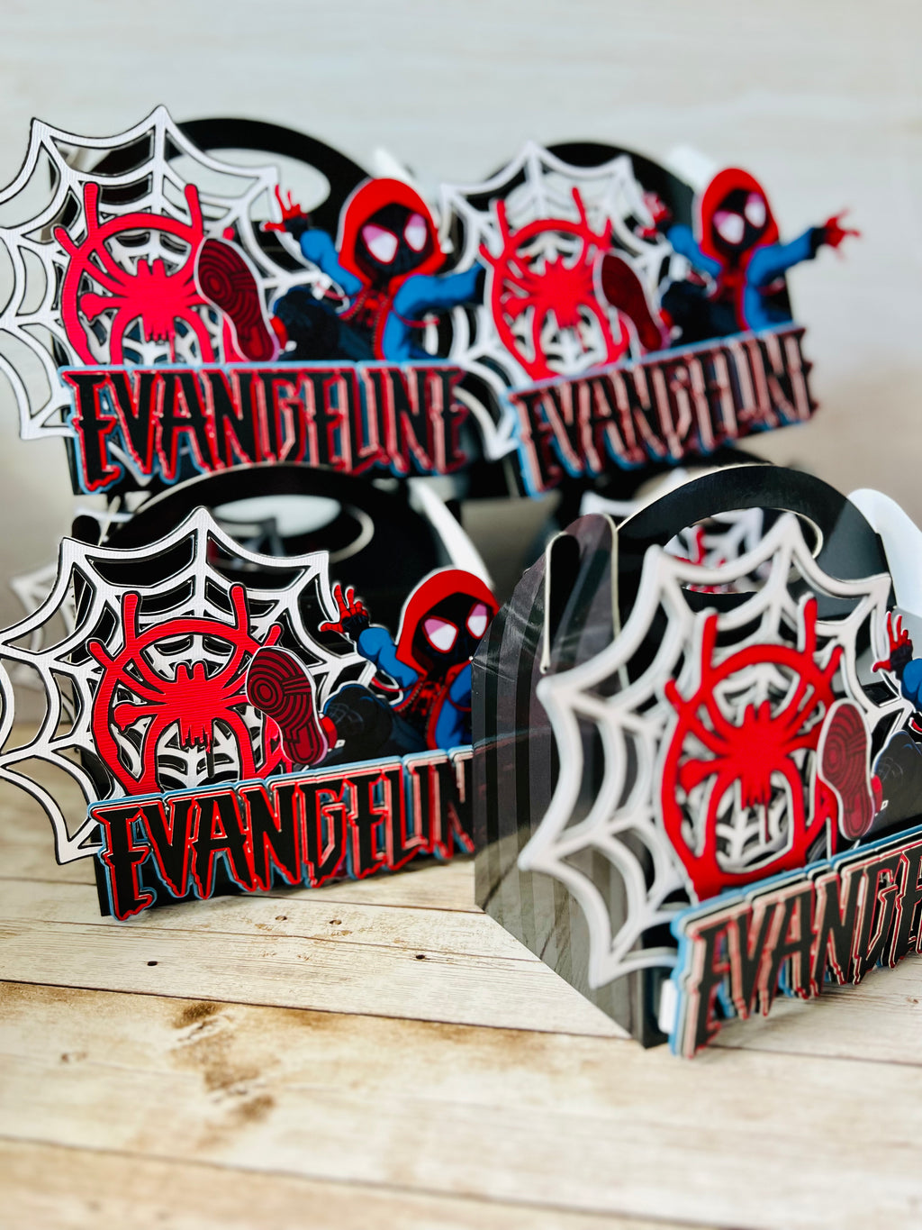 Spiderman favor boxes