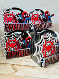 Spiderman favor boxes