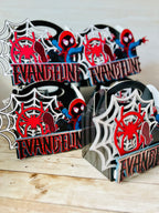 Spiderman favor boxes