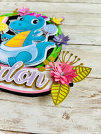 baby dinosaur cake topper