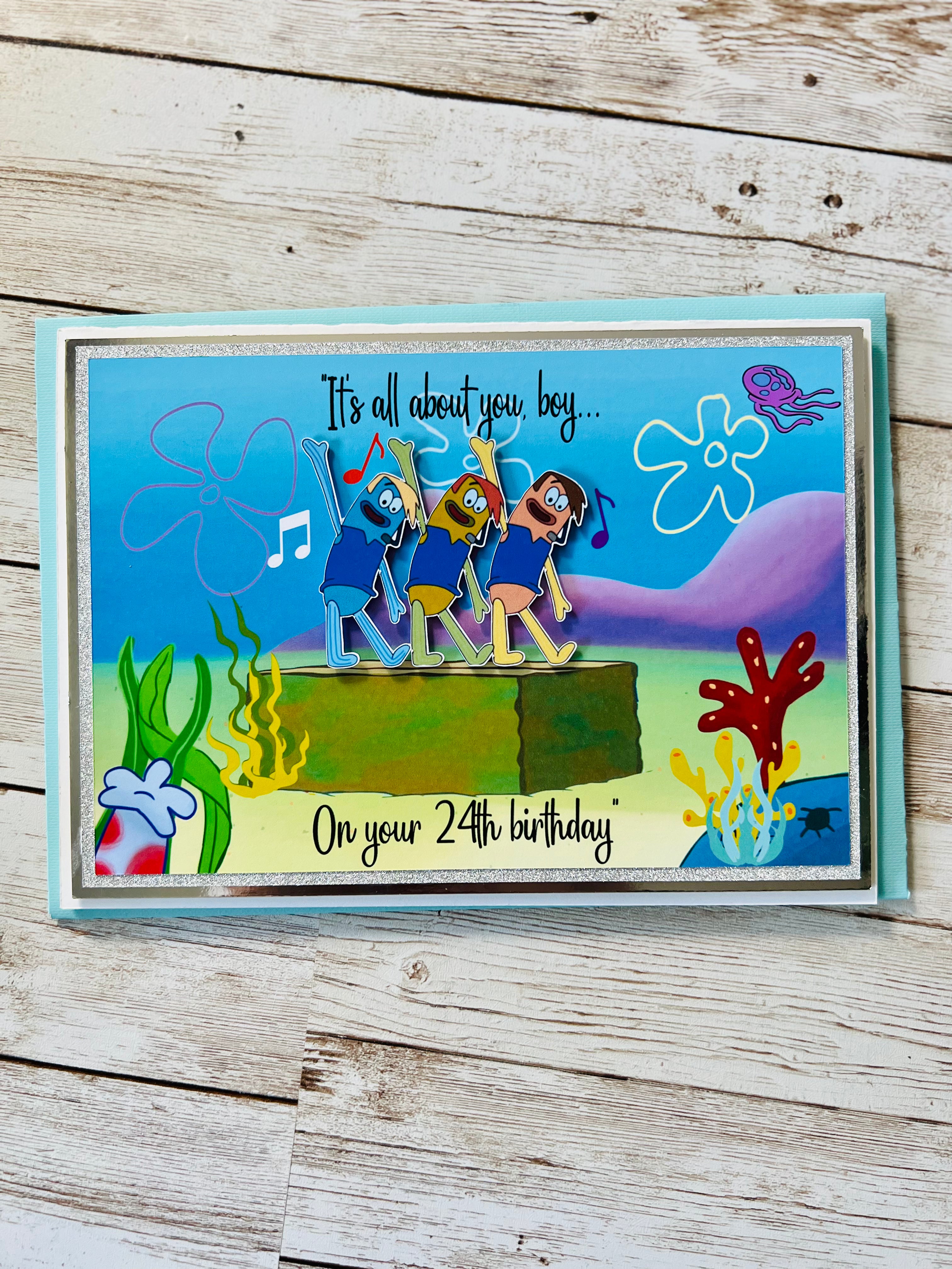 Boys Who Cry Birthday Card