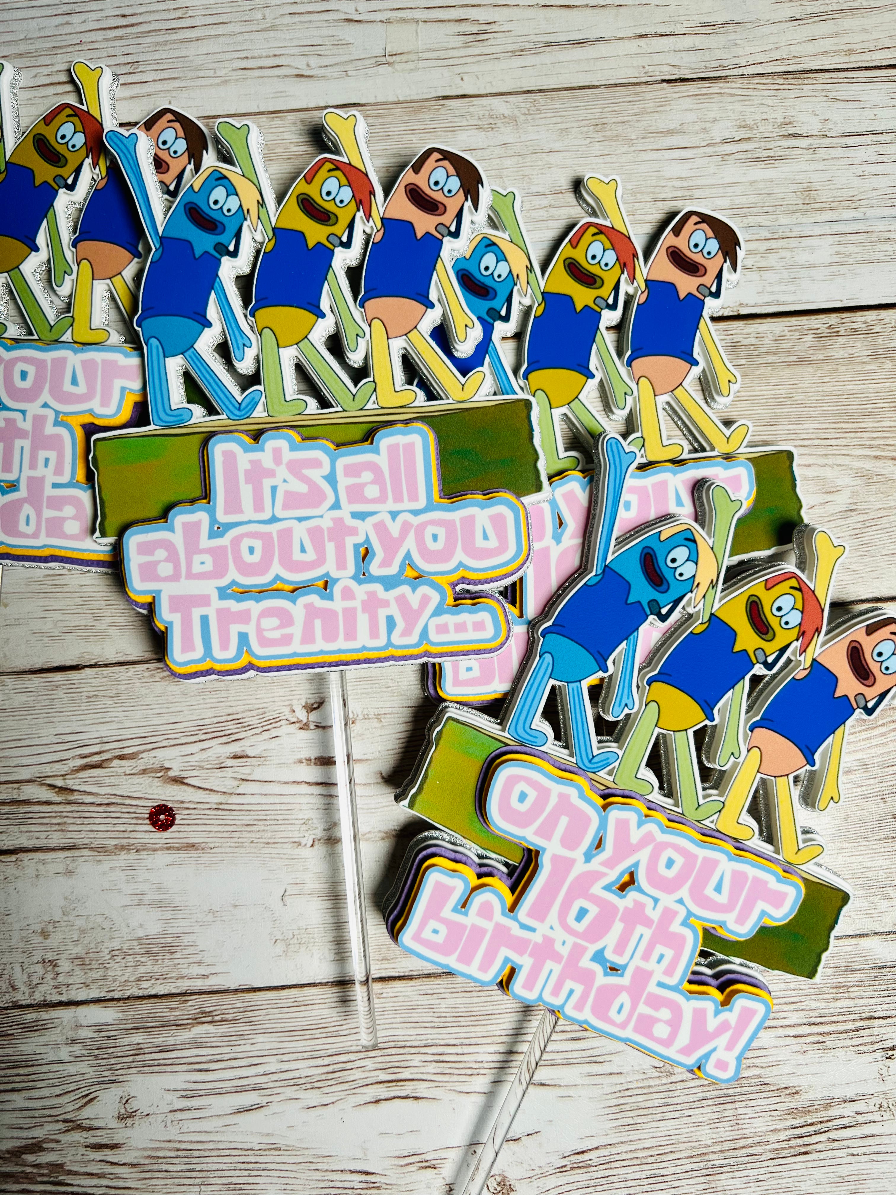 Boys Who Cry Cupcake Toppers