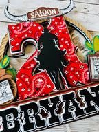 wild west cake topper