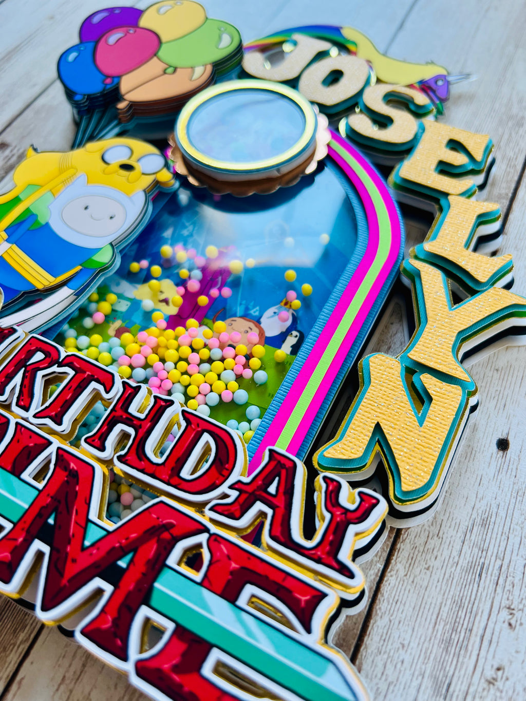 adventure time cake topper