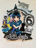 Wednesday cake topper