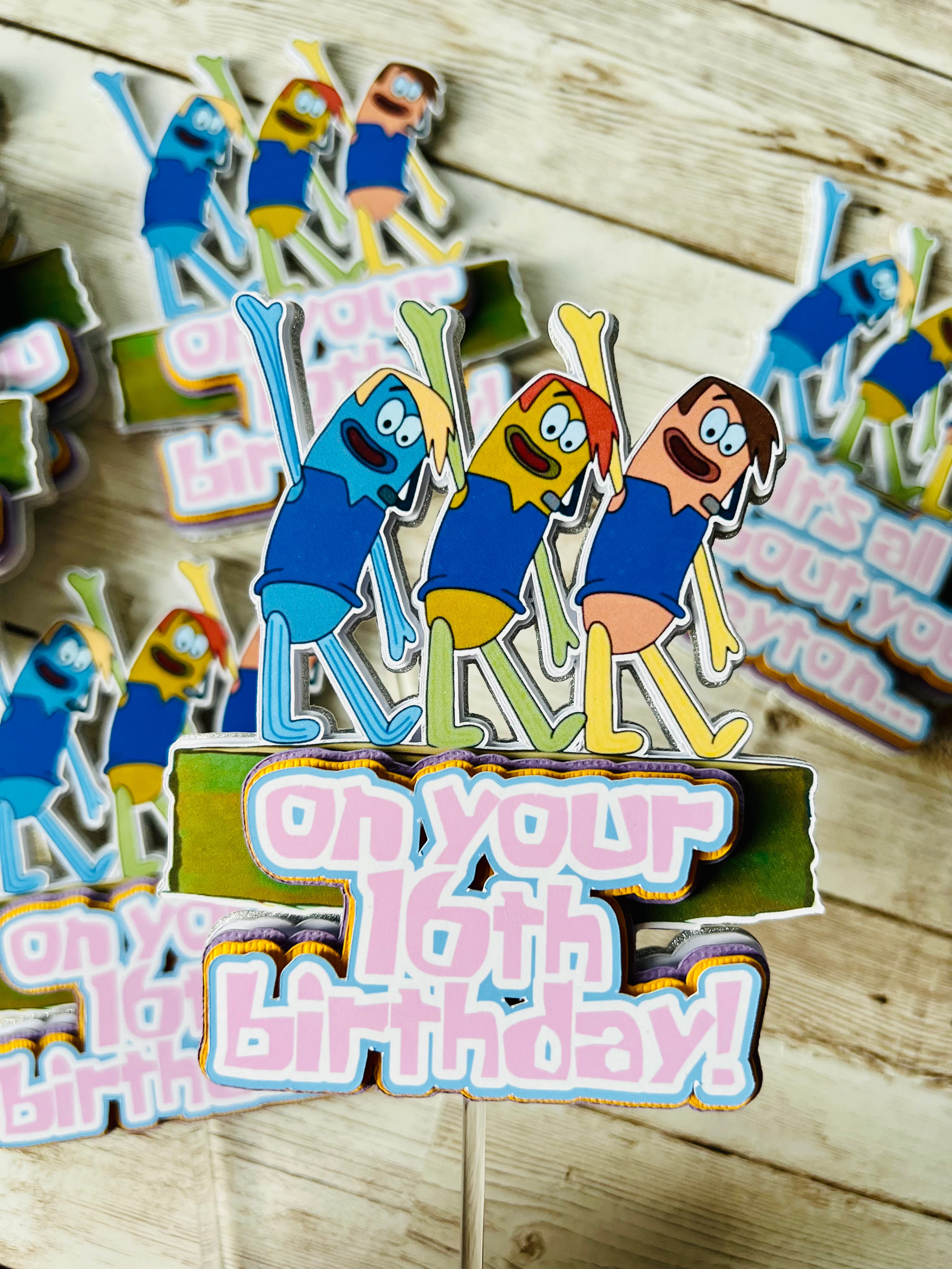 Boys Who Cry Cupcake Toppers
