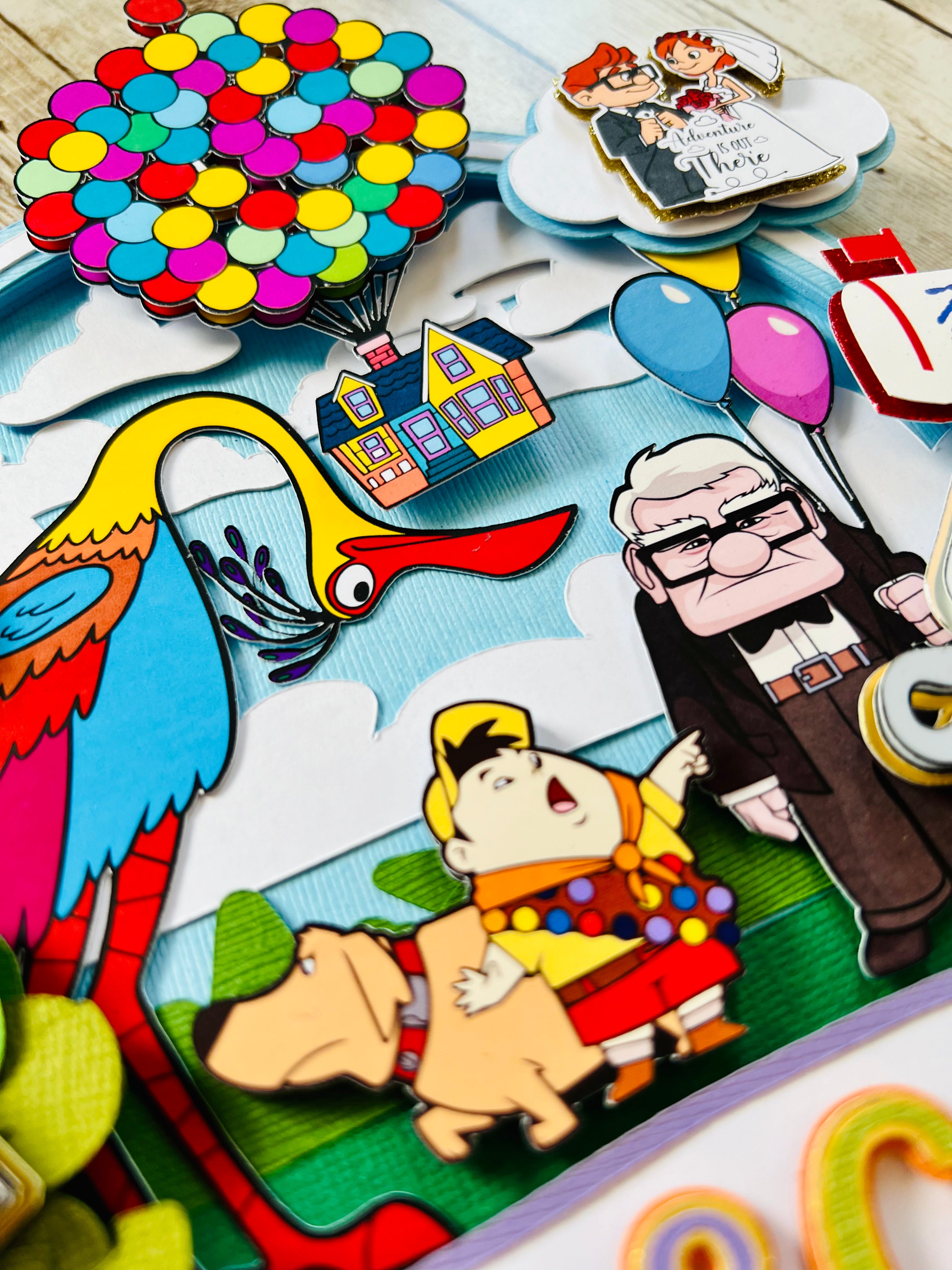 up theme cake topper