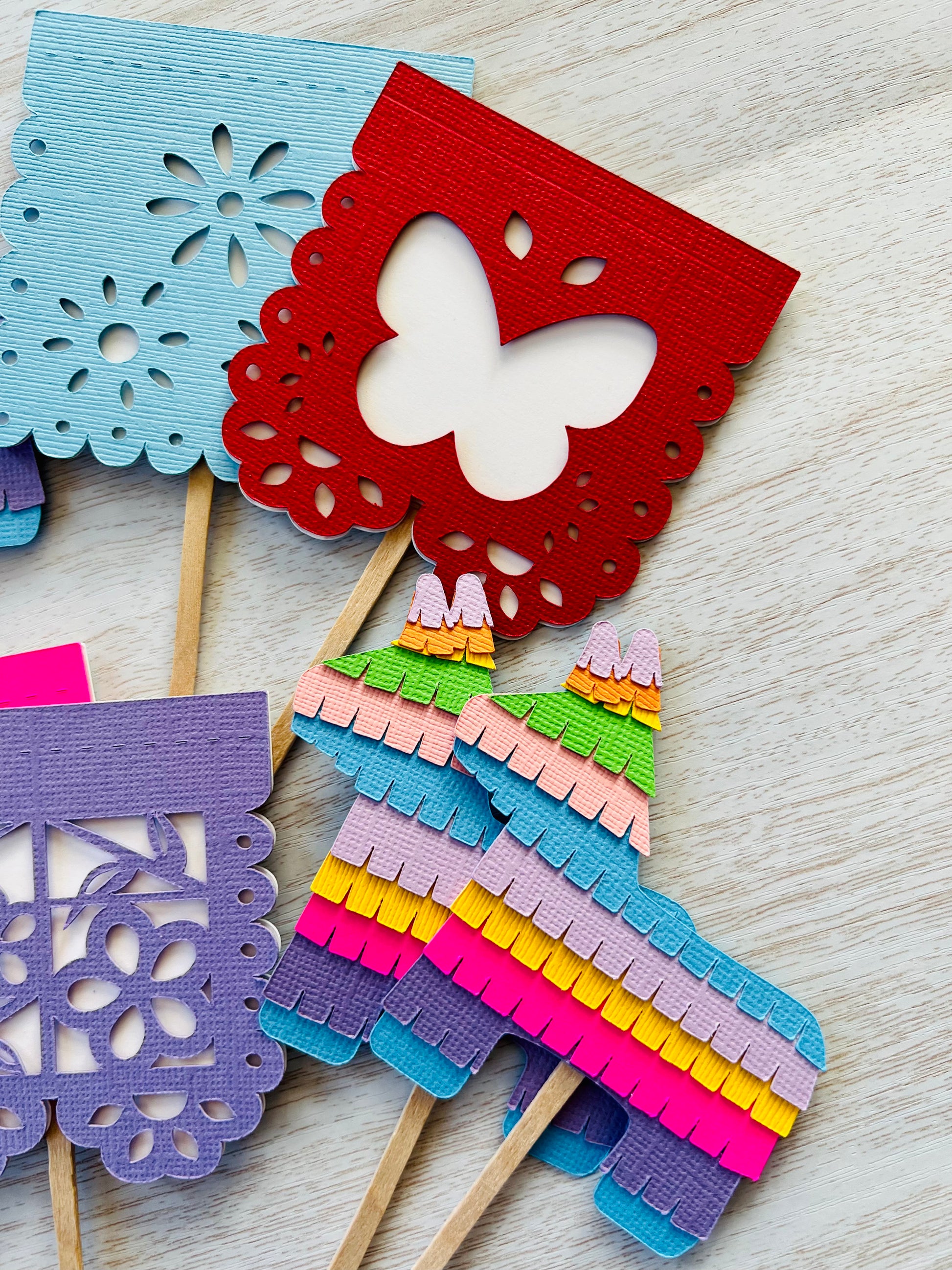 papel picado toppers