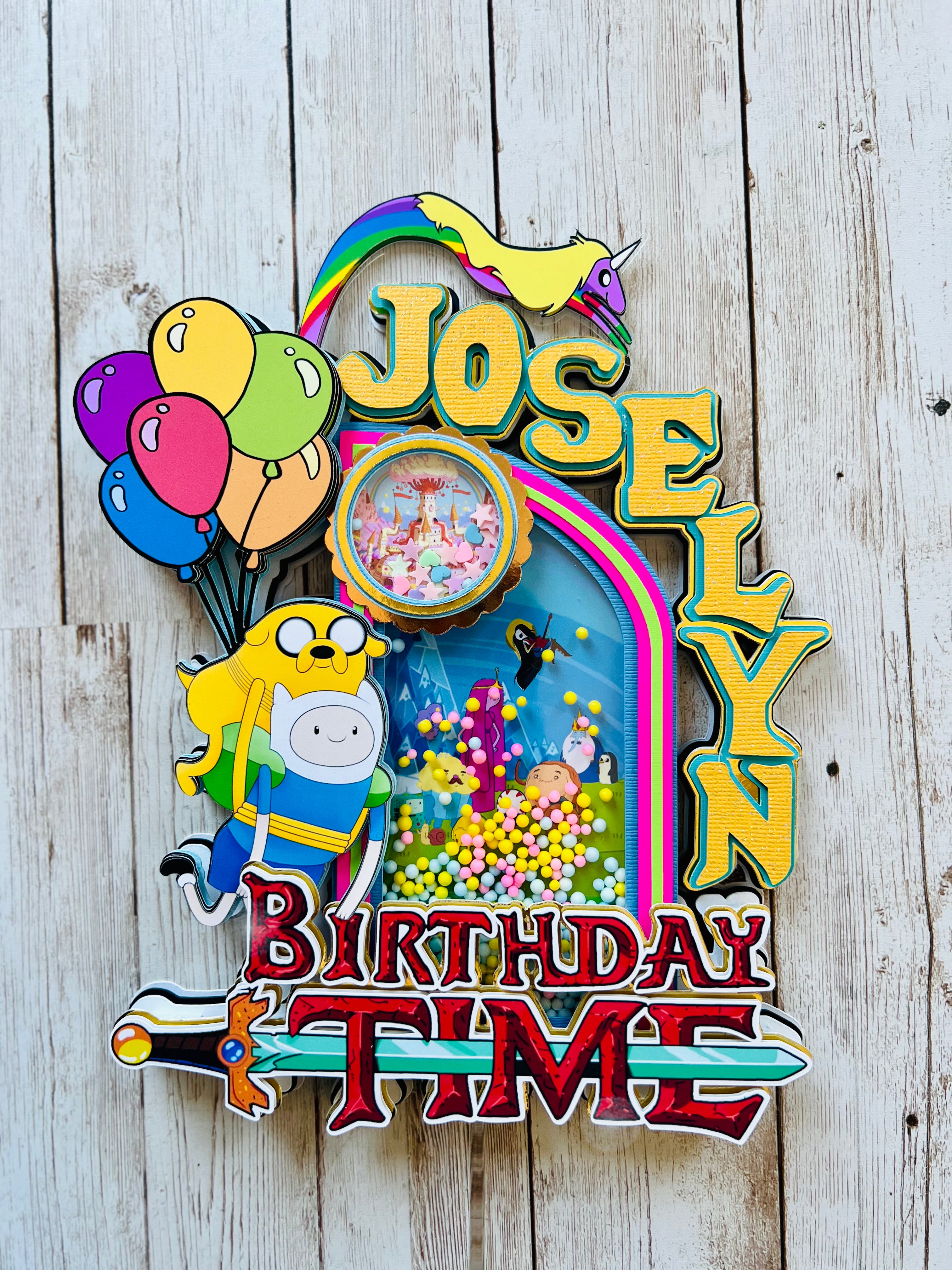 Adventure time cake topper