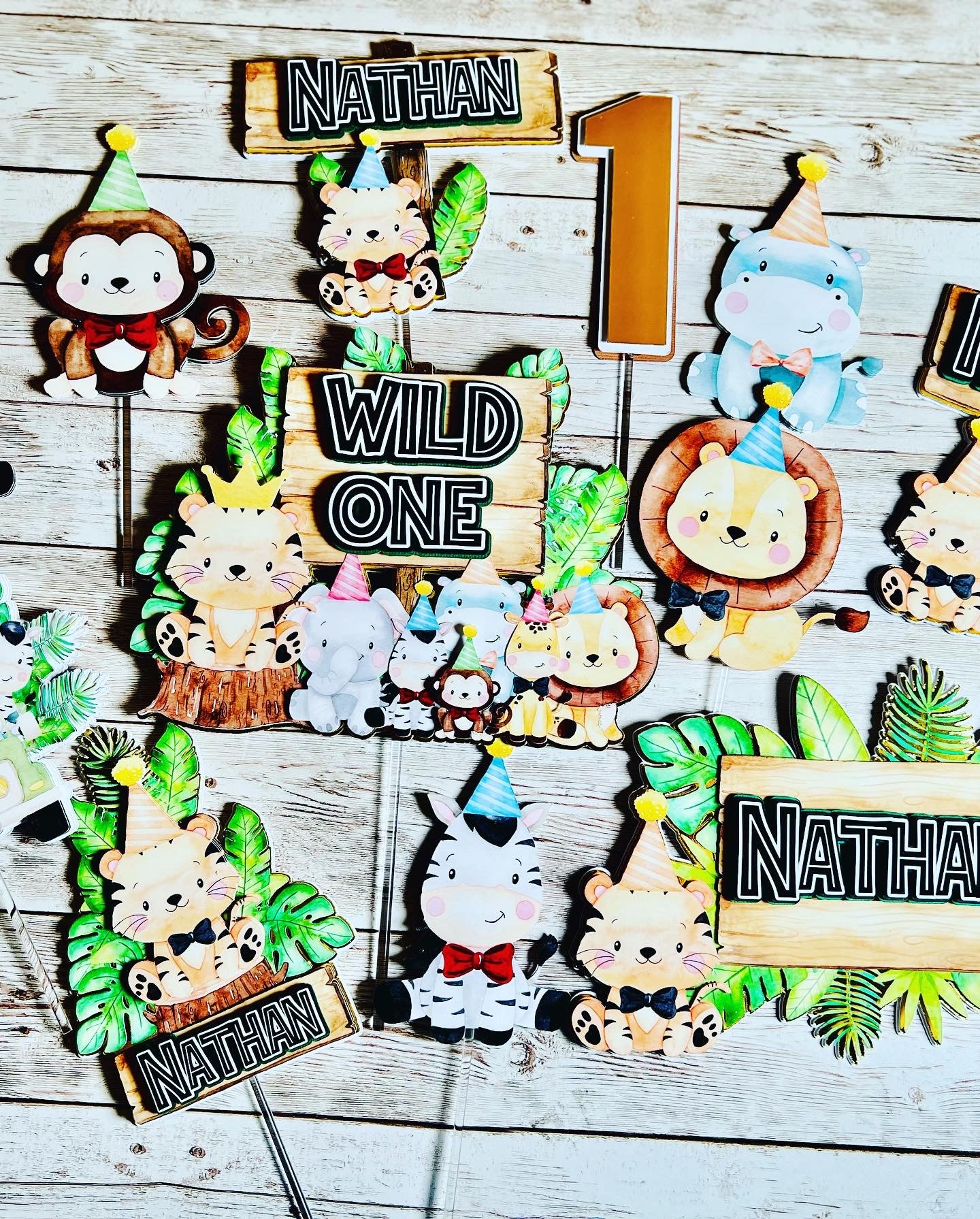 wild one party decor 