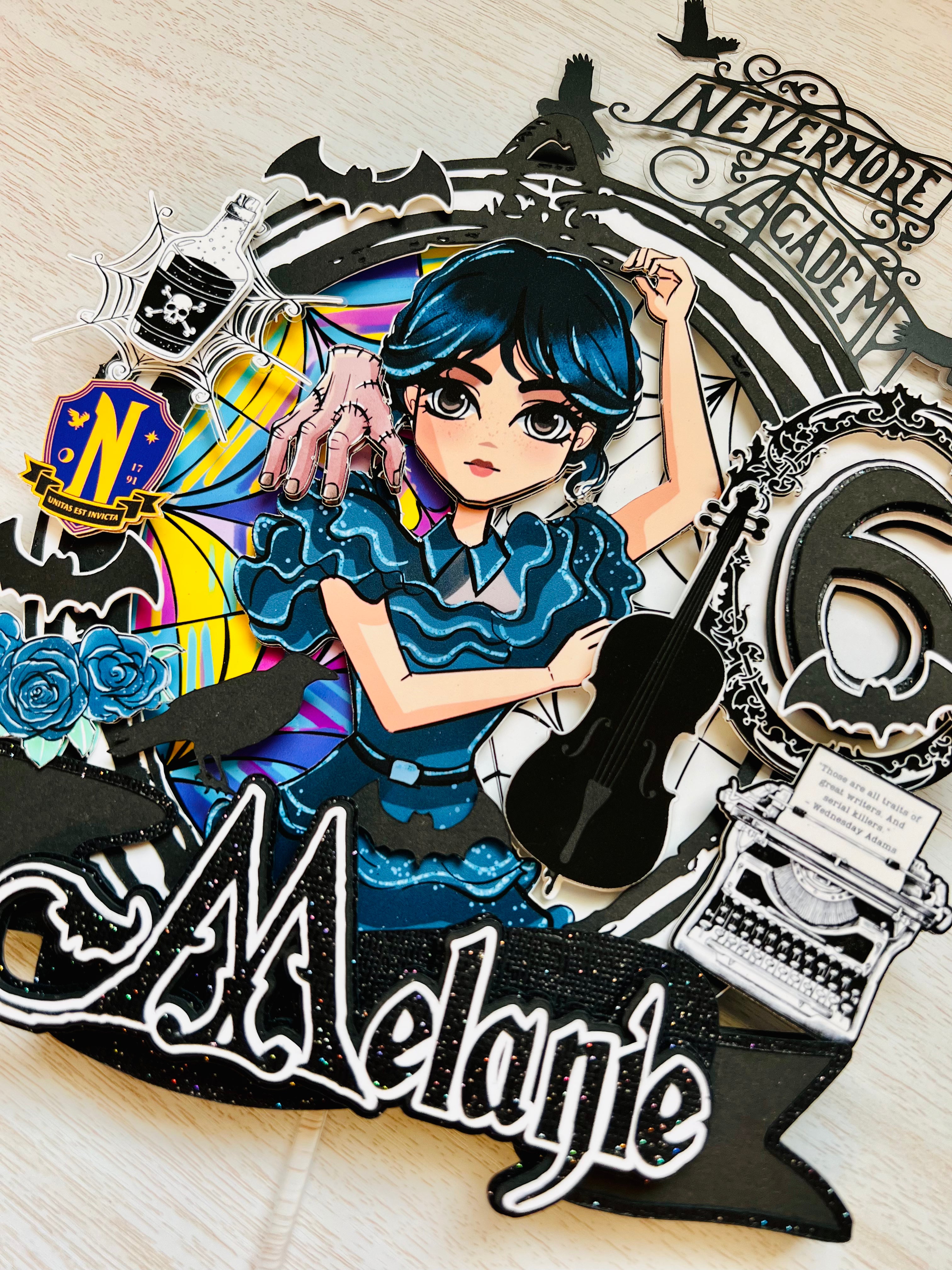 Wednesday Cake Topper