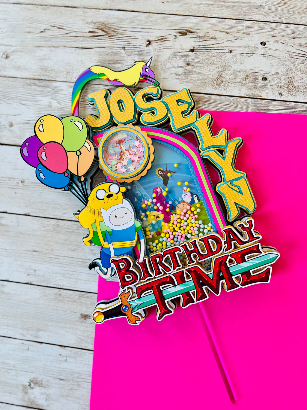 adventure time cake topper