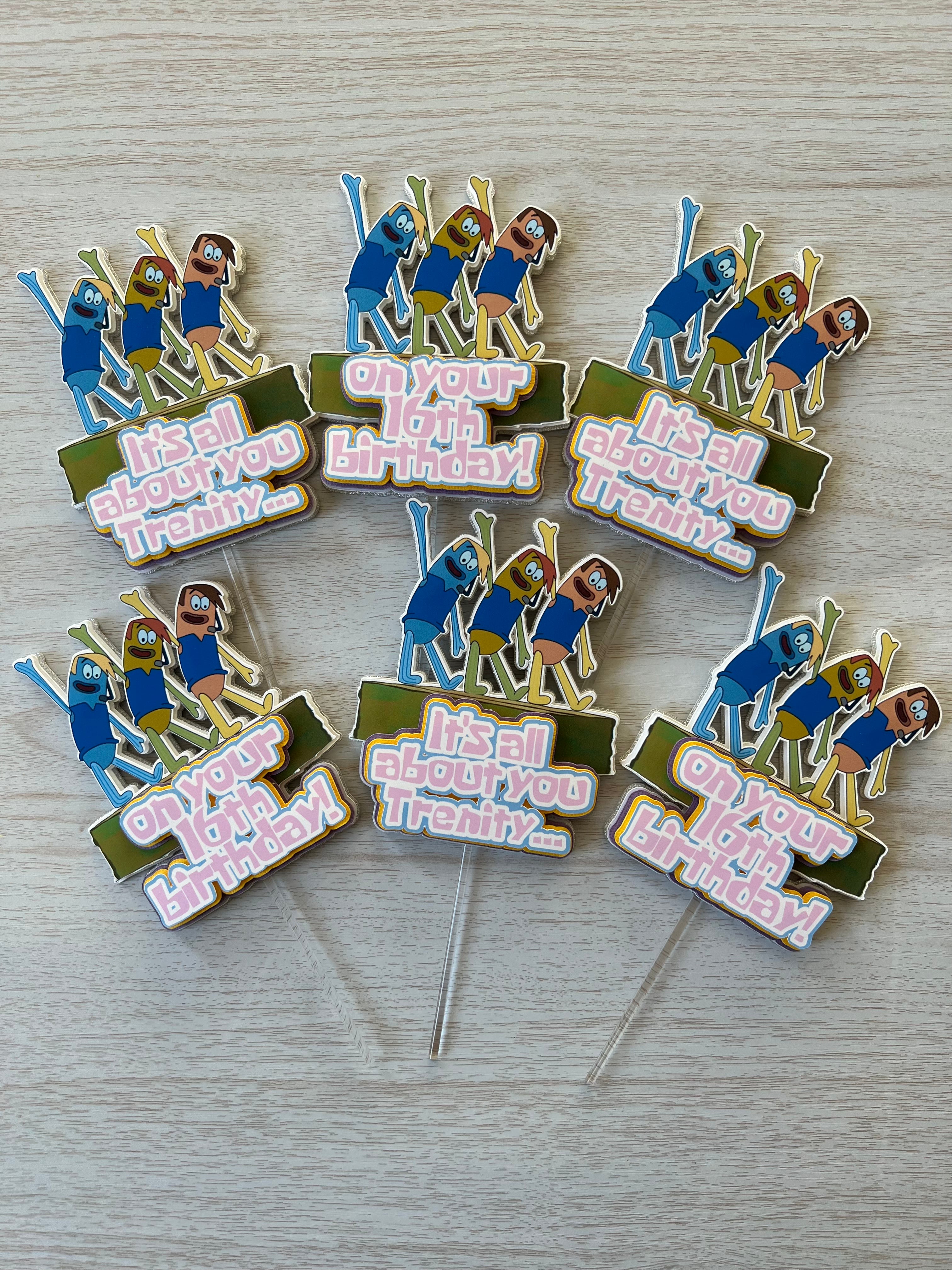 boys who cry cupcake toppers