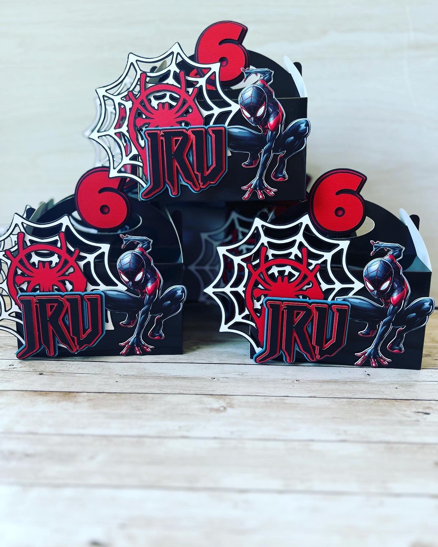 miles morales favor boxes