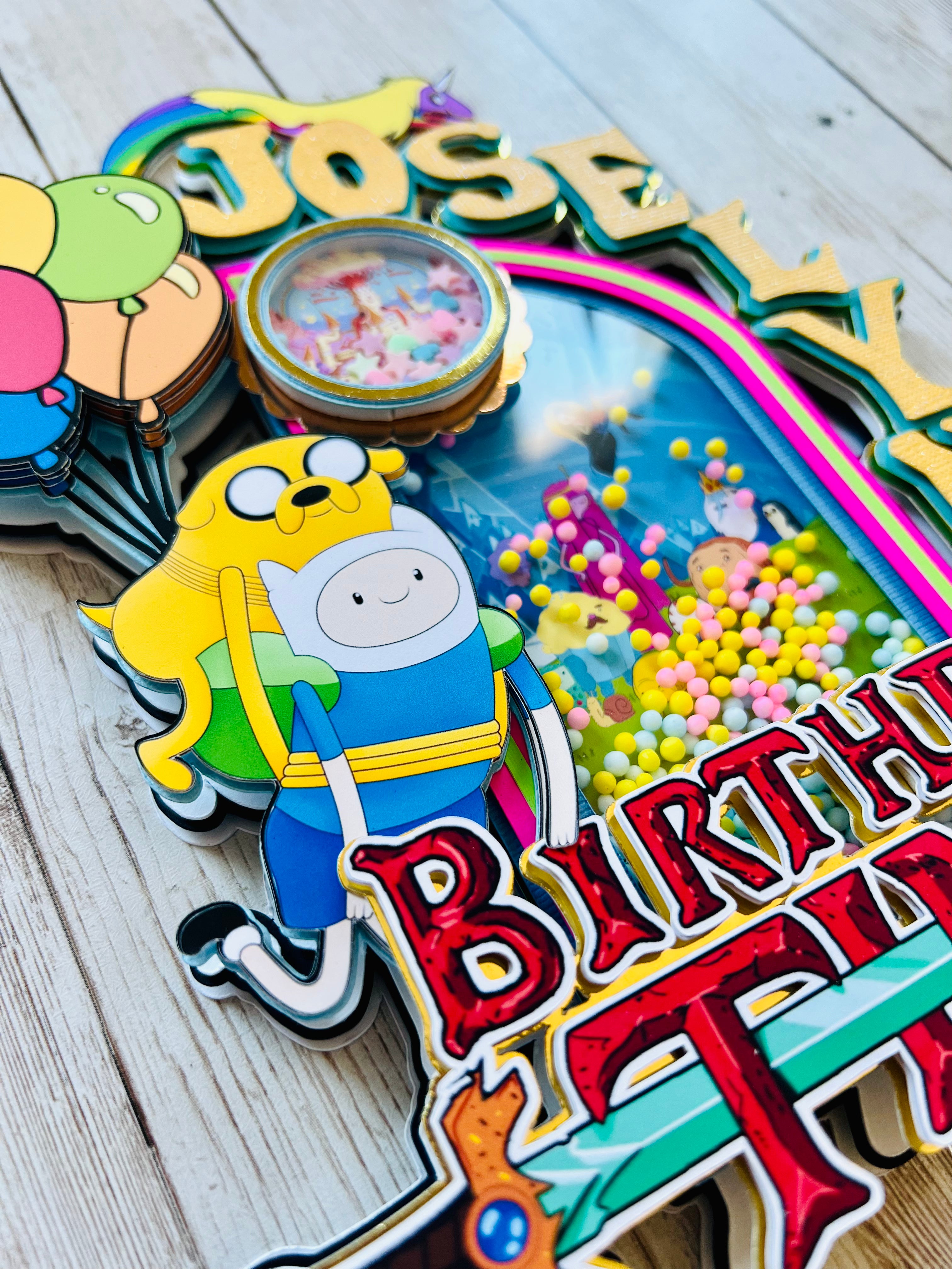 adventure time cake topper