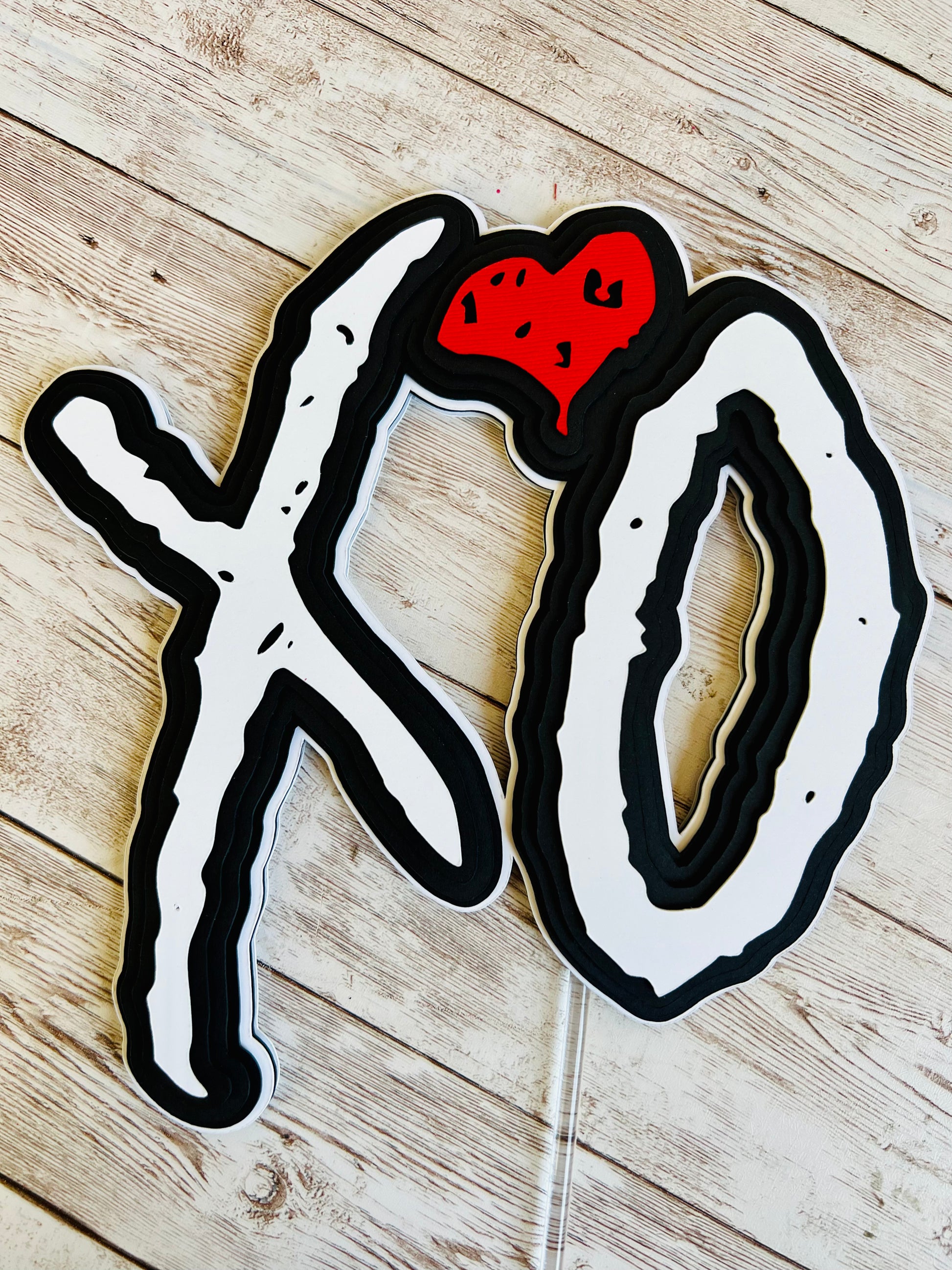 The Weeeknd Cake Topper