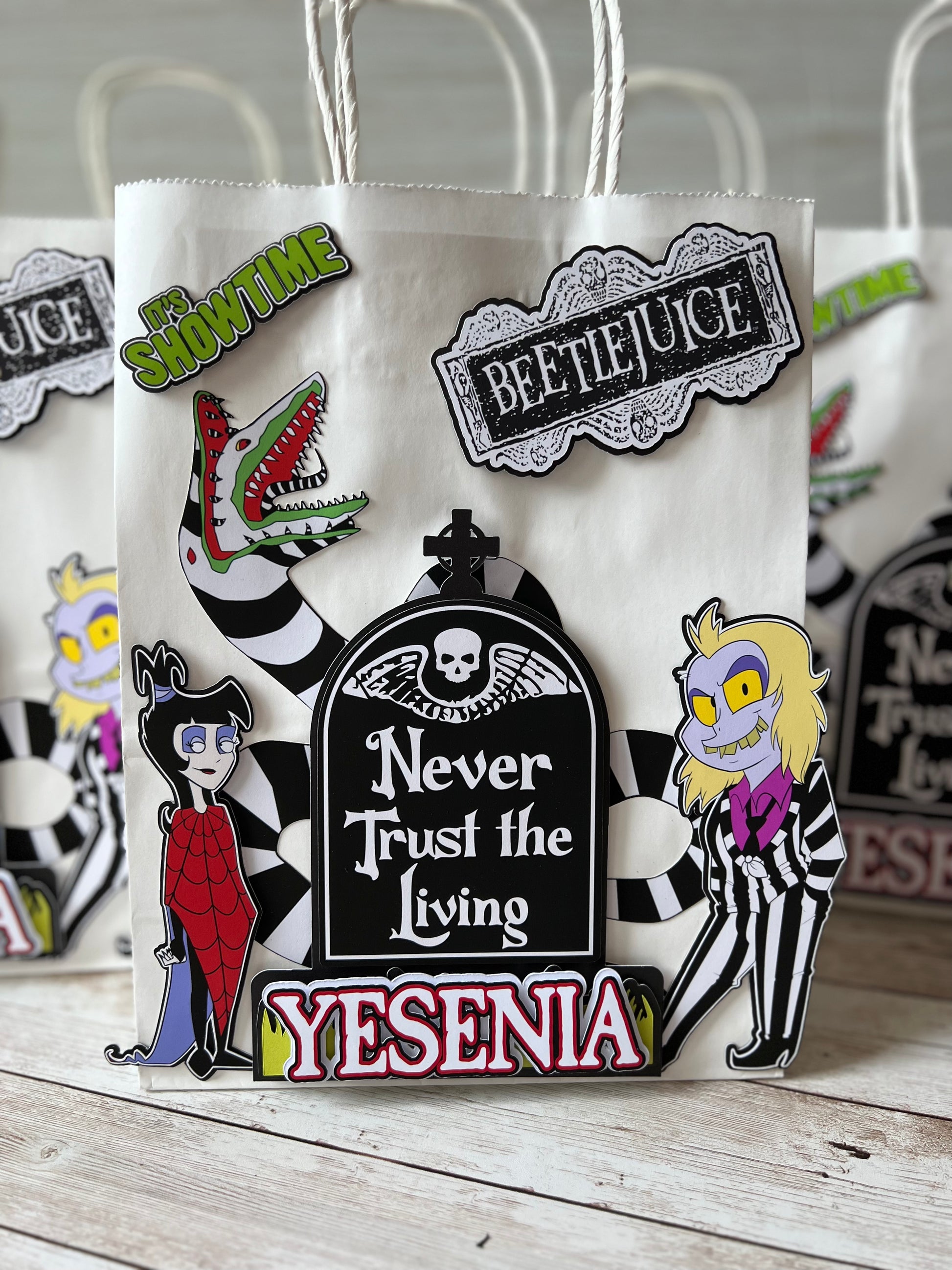 beetlejuice favor bags