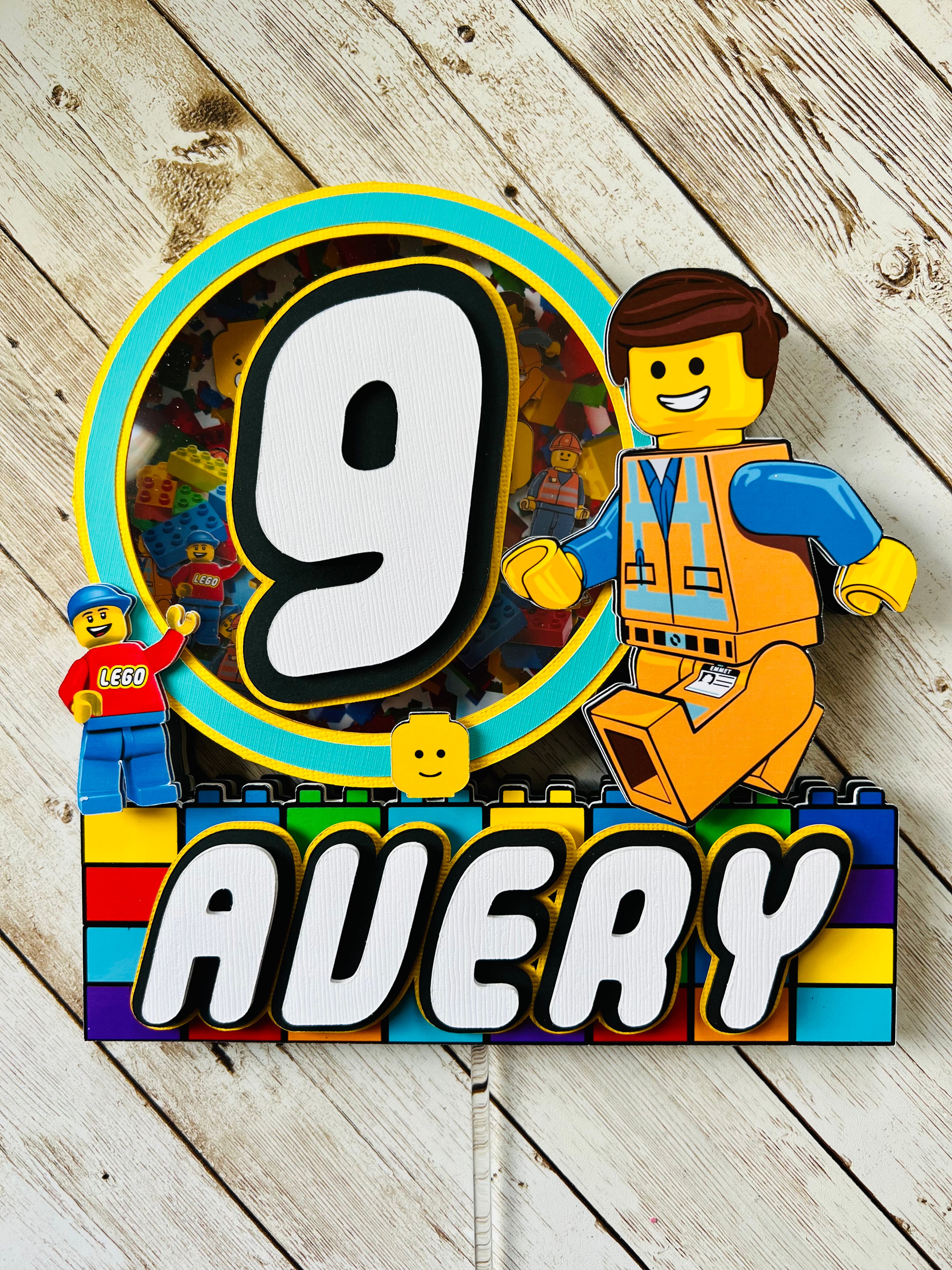 legos cake topper