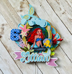 new movie little mermaid cake topper