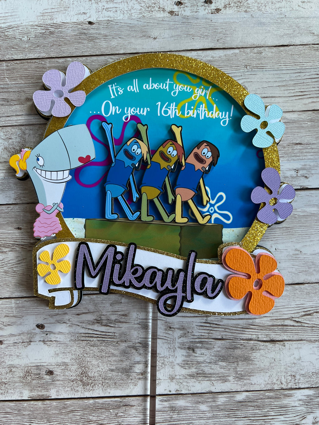 16th cake topper