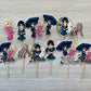 Wednesday cupcake toppers