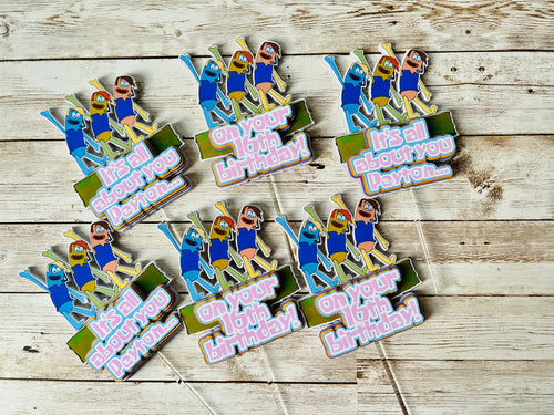 Boys Who Cry Cupcake Toppers