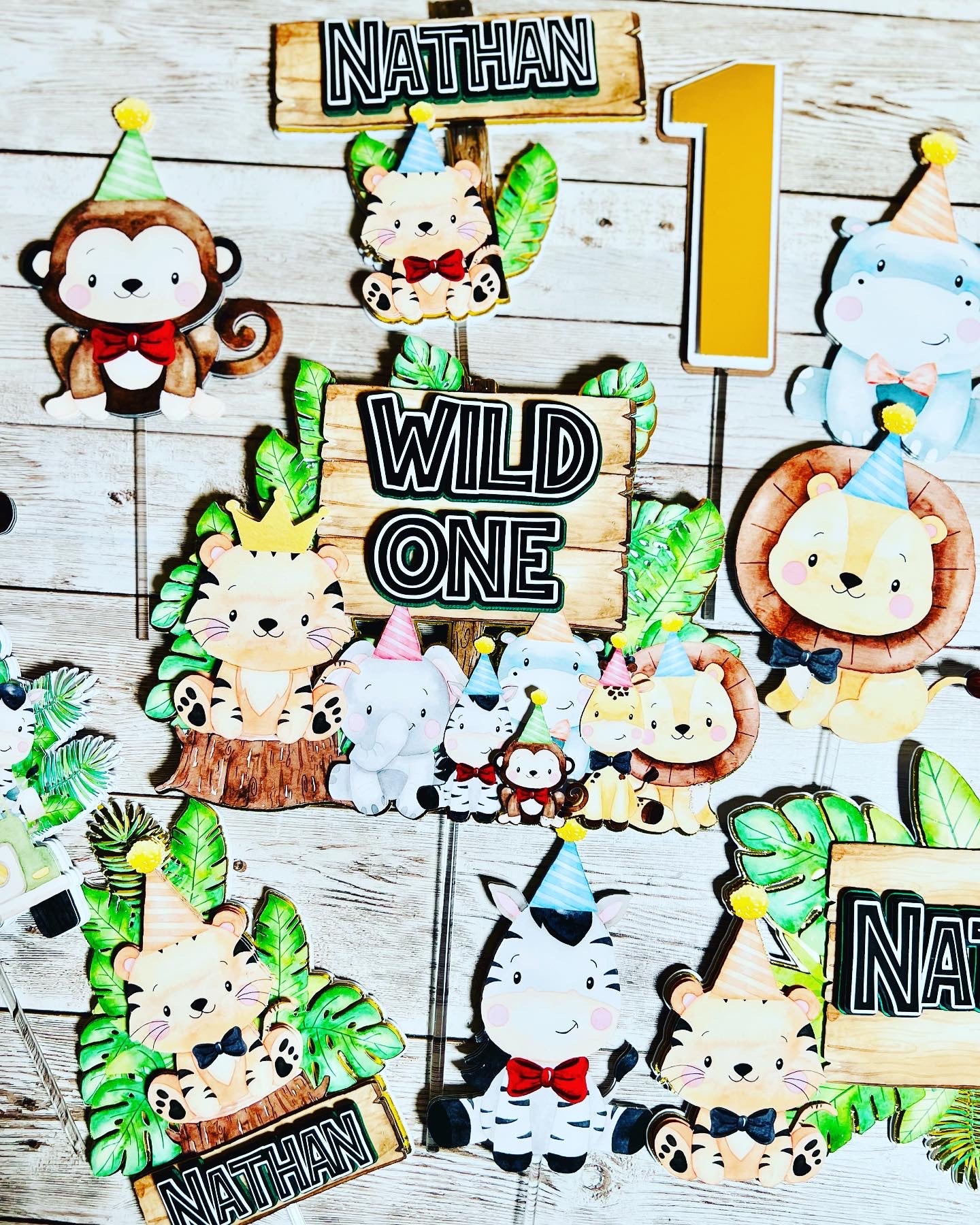 wild one safari theme