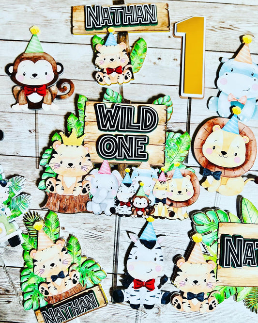 wild one safari theme 