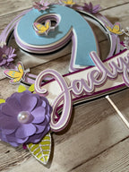 butterflies cake topper