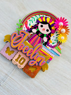 fiesta cake topper