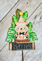 wild one cupcake toppers