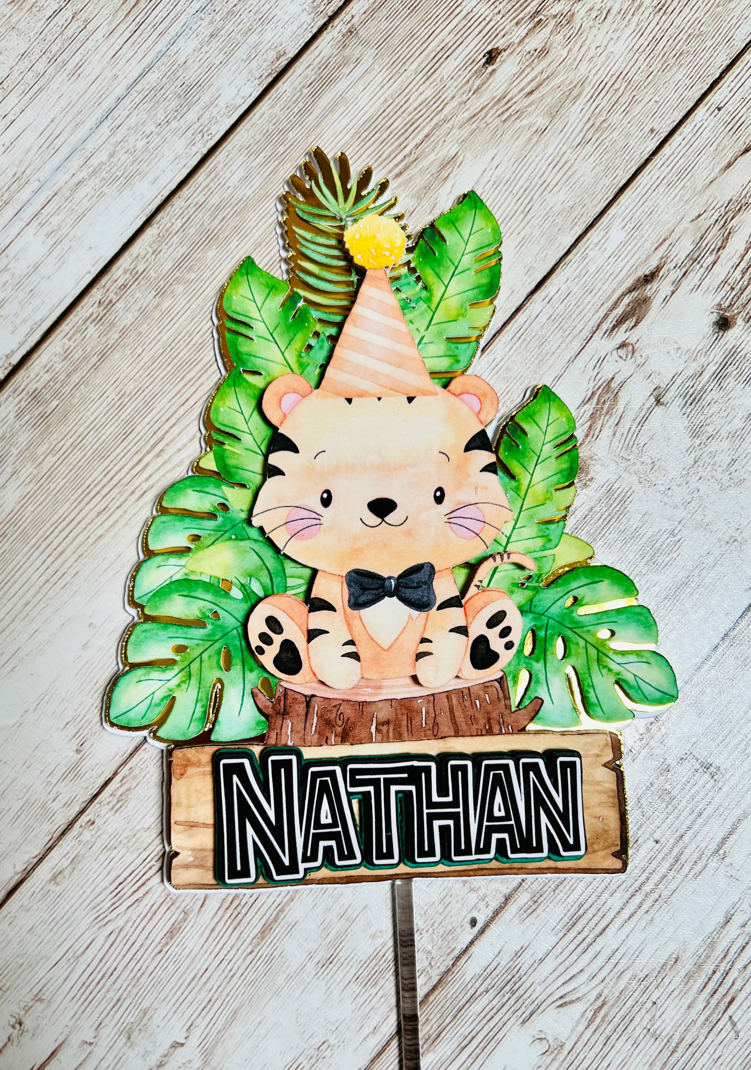 wild one cupcake toppers