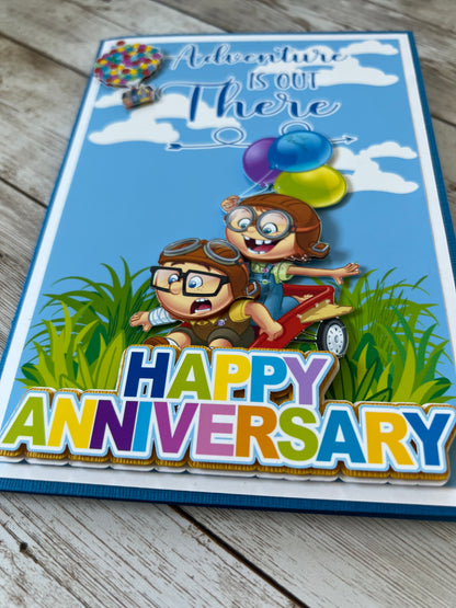 Up anniversary card