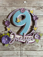 butterfly cake topper