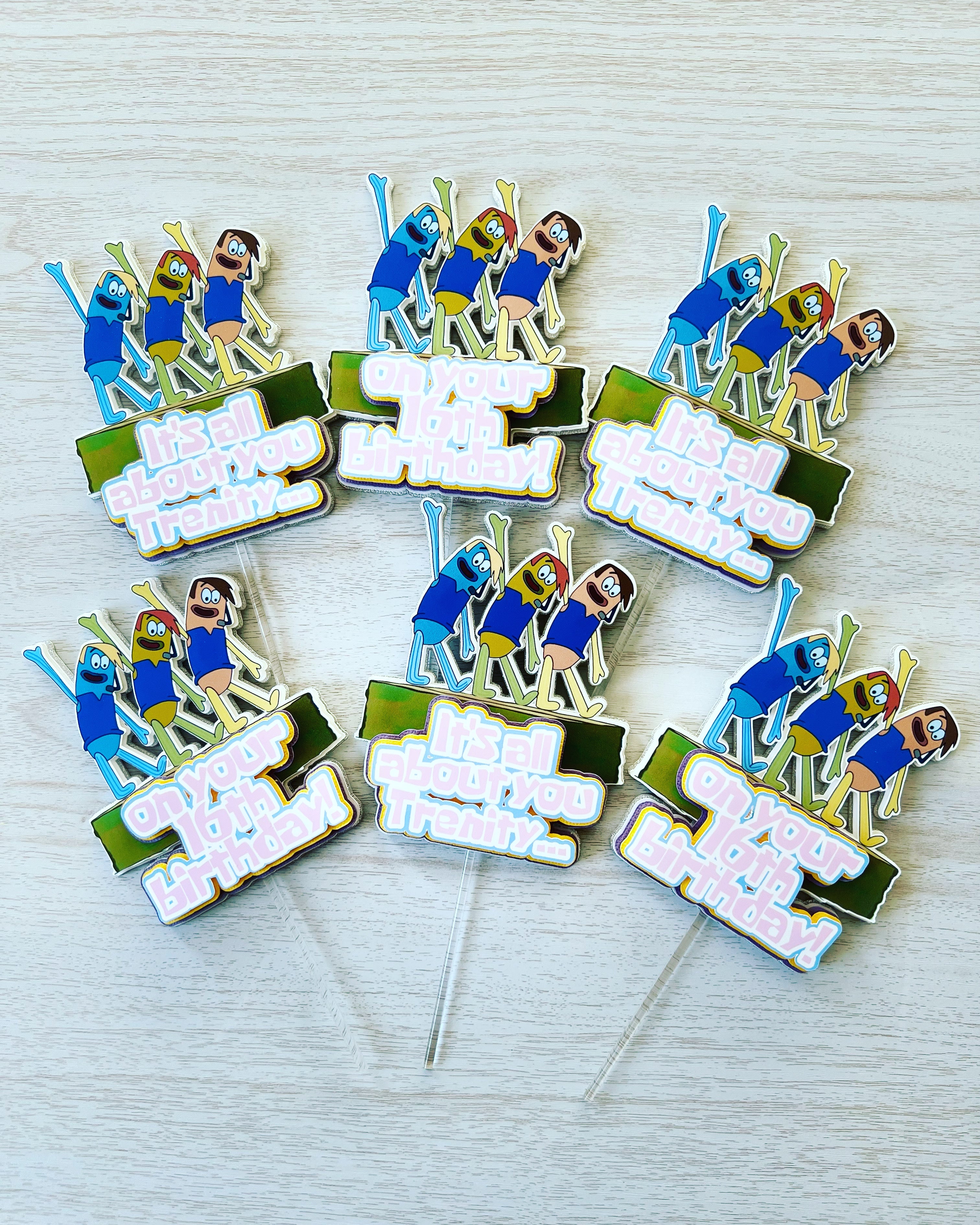 boys who cry cupcake toppers