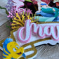 la sirenita cake topper